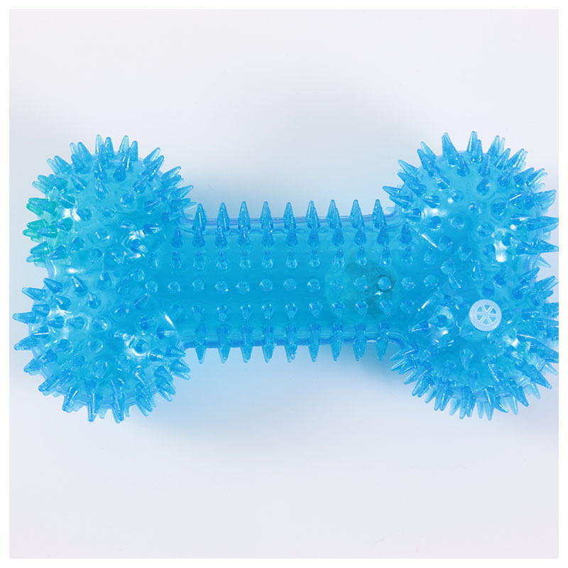 厂家直销宠物玩具狗狗骨头TRP闪光玩具磨牙洁齿耐咬发声骨头现货白底实物图