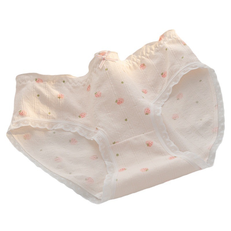 内裤/内裤女士高腰舒适/内裤商家/内裤女士高腰/内裤莫代尔面料白底实物图