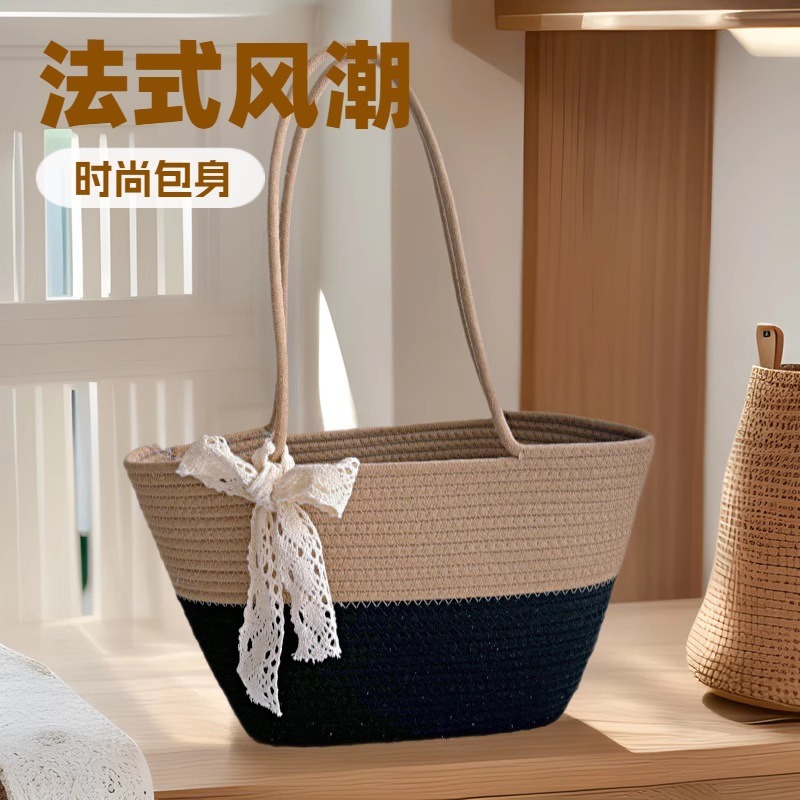 Cross-Border Woven Bags, Large-Capacity Woven Tote Bags, Beach Bags, Crossbody Bags, Handbags, Beach Crossbody Bags, Woven Bags details Picture