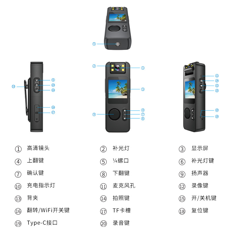 CS11 camera: High-definition outdoor waterproof sports camera, cycling law enforcement recorder, smart wifi camera Application Scenario