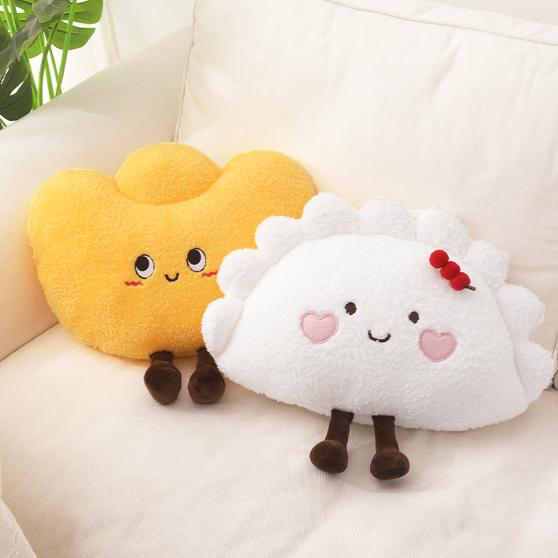 Cute New Year mascot dolls, gold ingots, plush toys, gourd dolls, girls' sleeping pillow gifts details Picture