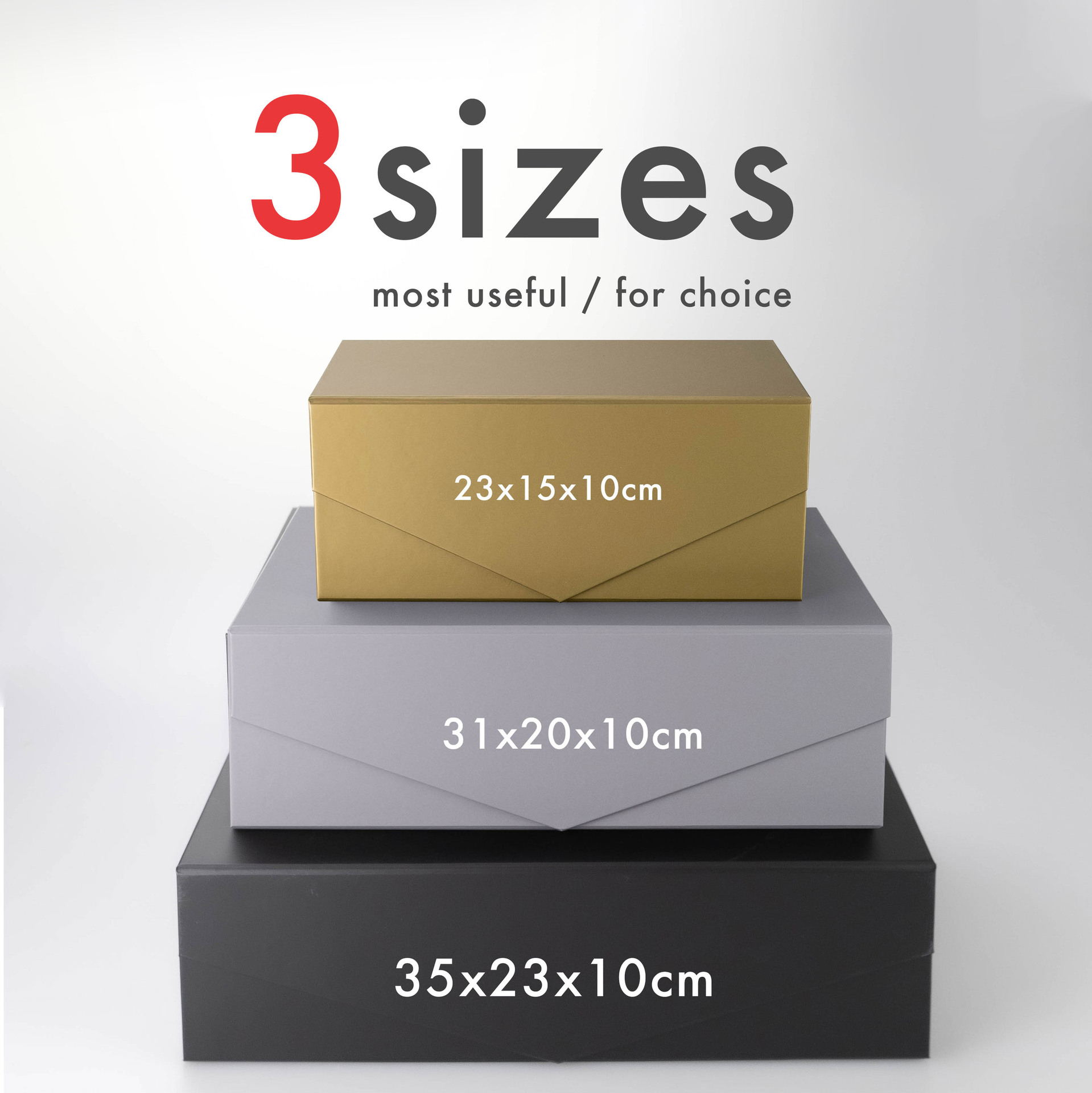 White seven-color folding gift box with printing and transportation space, flip-top gift box, in-stock packaging paper box Specification image