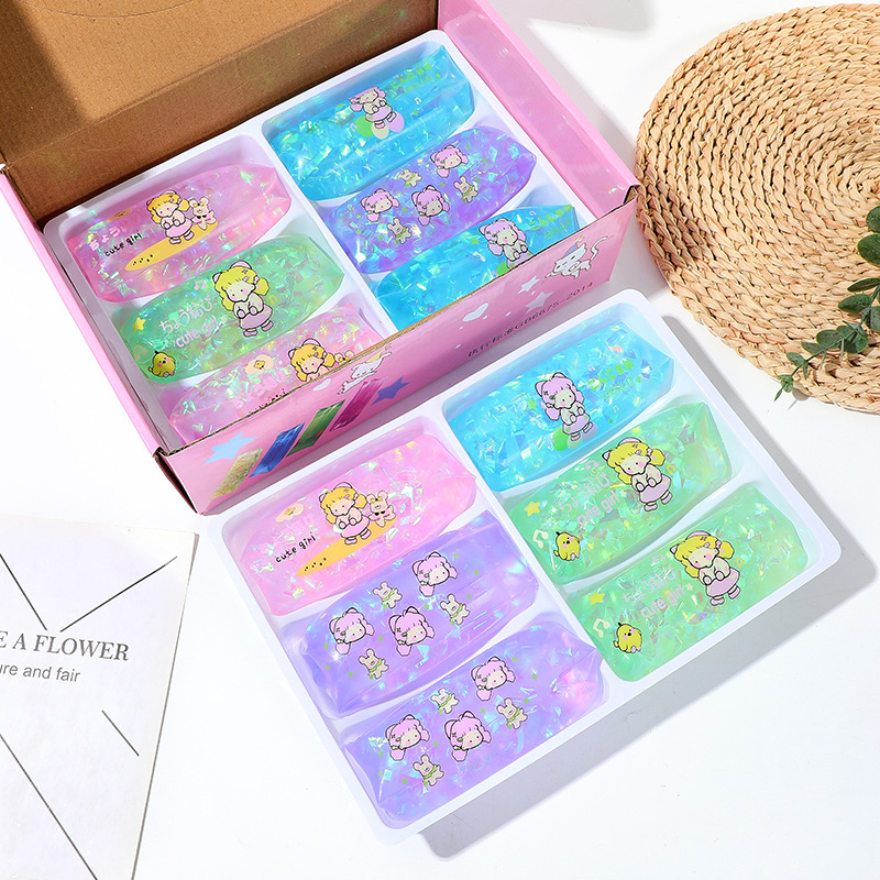 抓不住的水蛇抖音同款大号卡通女孩玩具可爱学生亮片整人玩具产品图