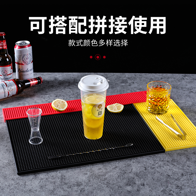 Customized thickened bar PVC MATS, anti-slip soft rubber filters, tableware water MATS, and table partitions by the manufacturer Application Scenario