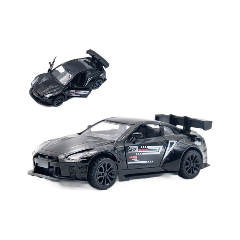 袋装1/36合金车模型日GT跑车金属小汽车2开门回力男孩儿童礼物 Application Scenario