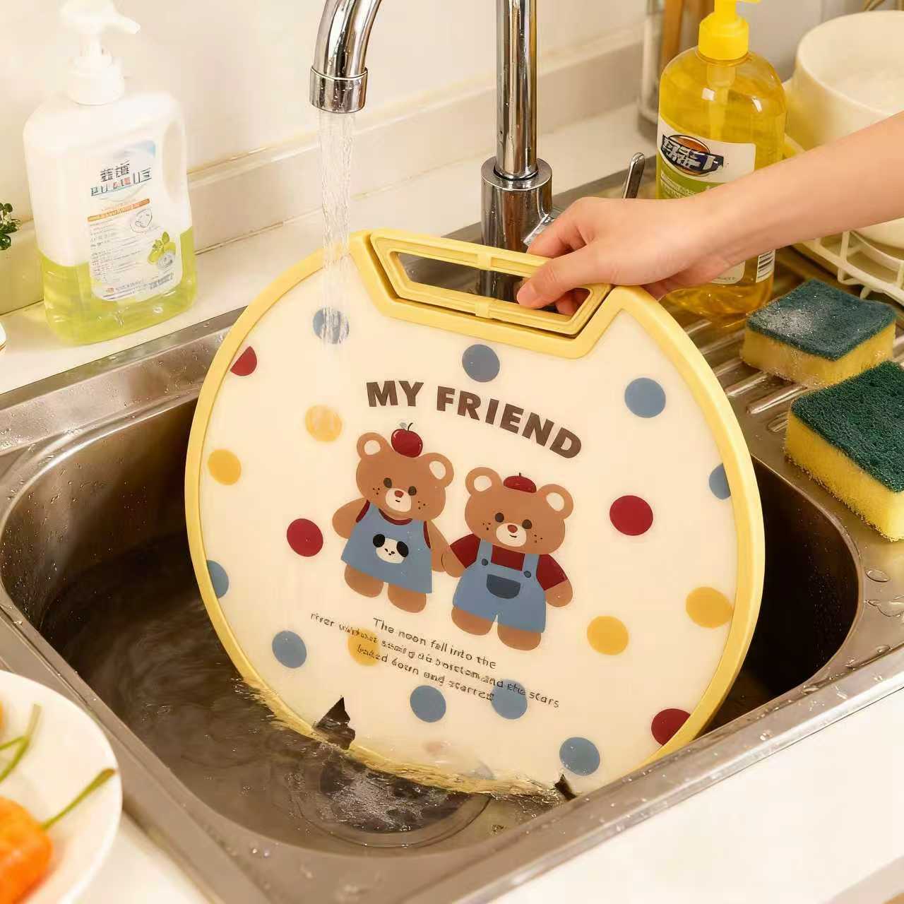 实木菜板/菜板/纯钛菜板/不锈钢菜板/硅胶菜板产品图