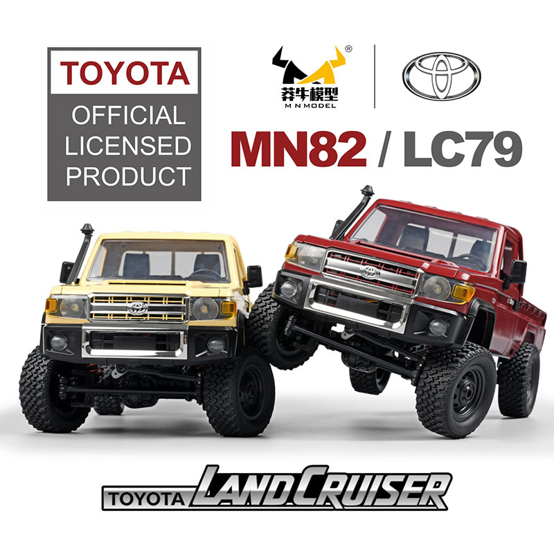 Mangniu MN82 four-wheel drive remote-controlled off-road vehicle 1:12 scale Toyota Land Cruiser pickup LC79 climbing model toy boy Application Scenario