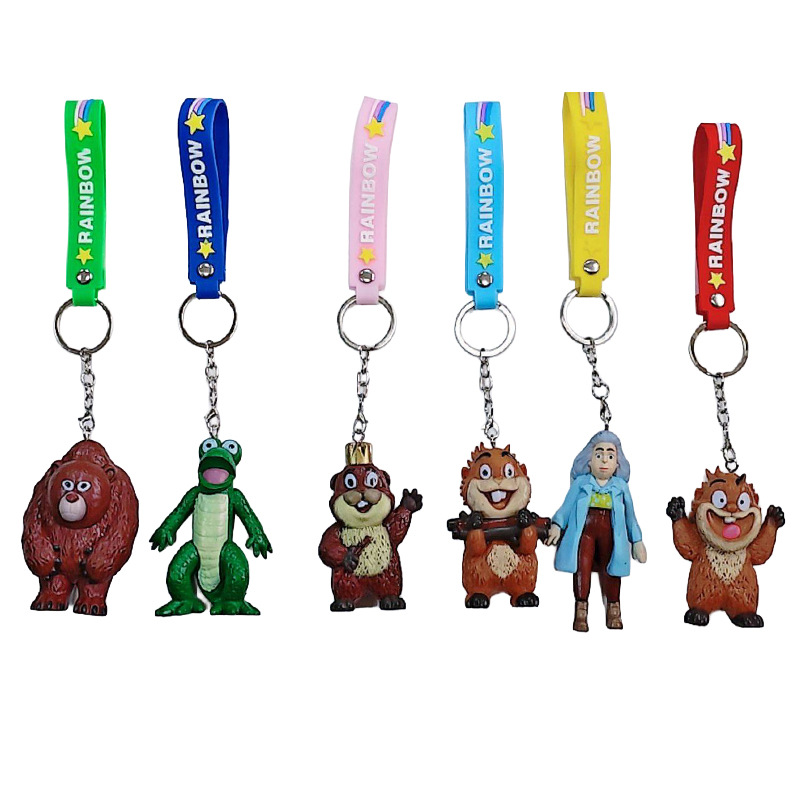 Cross-border 3.5-4-inch Beaver Transformation Plan: 6 figurines, models, blind boxes, blind bags, Disassemblable toys Item Picture