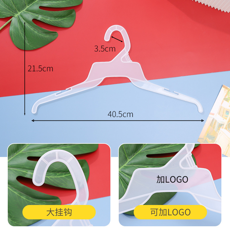 Plastic clothes hangers, disposable clothes hangers, in stock supply, clothes hanger, clothing factory, hanging plastic clothes hanger, wholesale clothing store Specification image