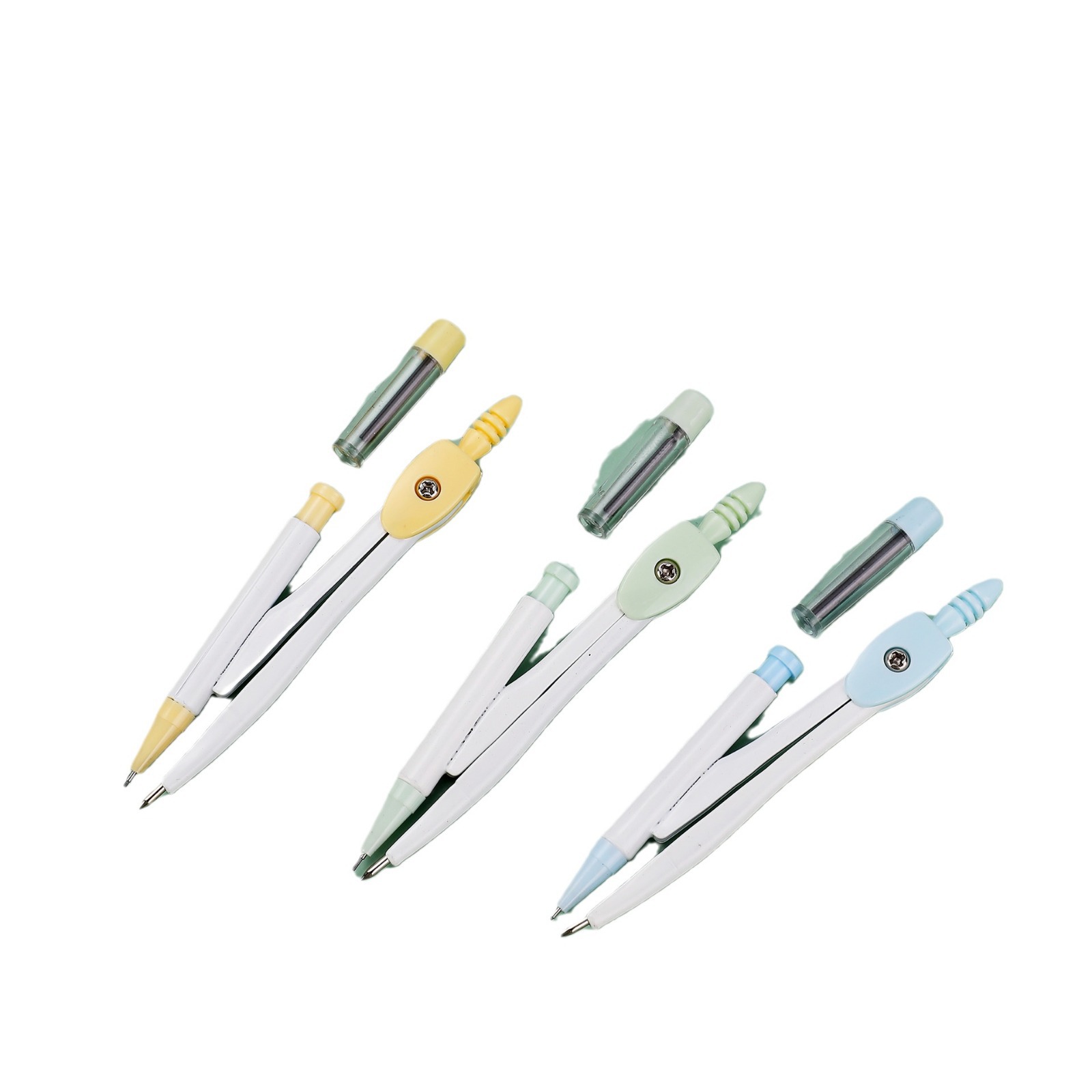 Pioneer 3124 Student Special Compass and Ruler 2-piece Set, Exam and Study Supplies, Stationery Box Item Picture