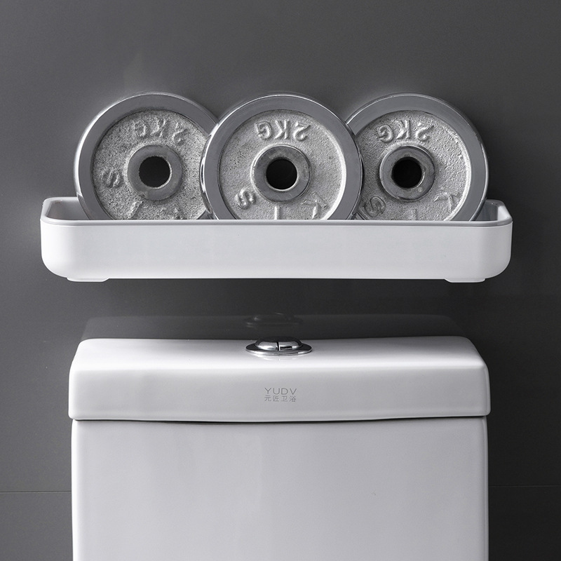 Toilet rack, plastic bathroom, no need for drilling, toilet, washbasin, wall-mounted storage rack Specification image