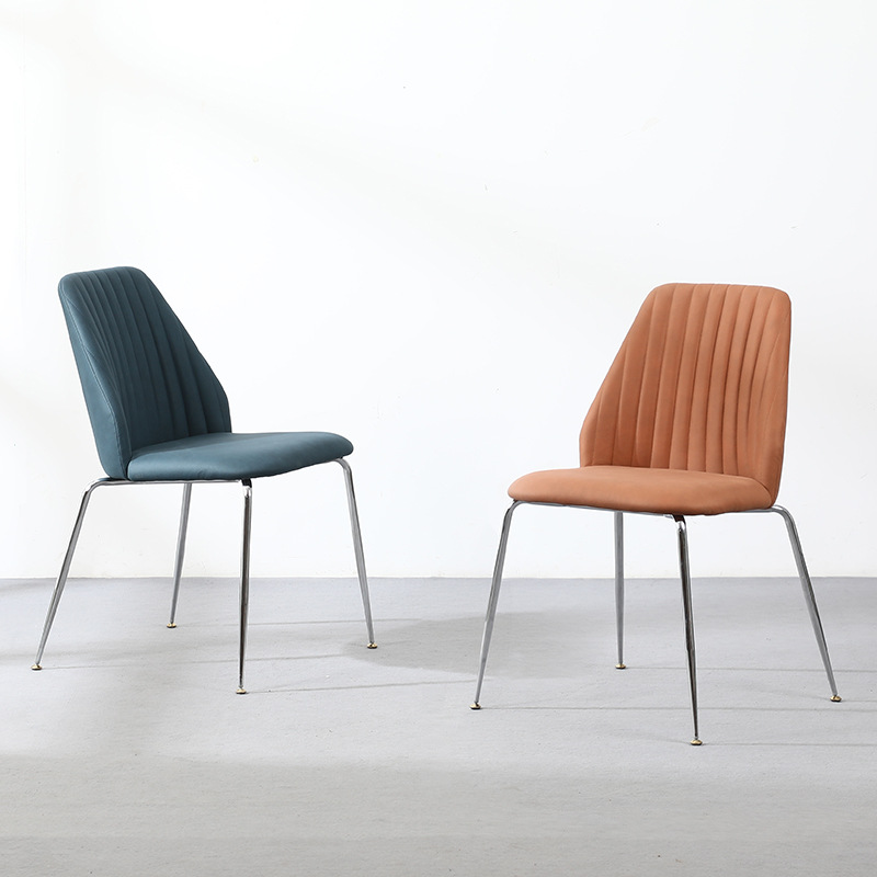 Xingchen Modern simple style dining chairs, home Nordic light luxury backrest tables and chairs, Italian hotel restaurant European-style chairs and dining stools details Picture