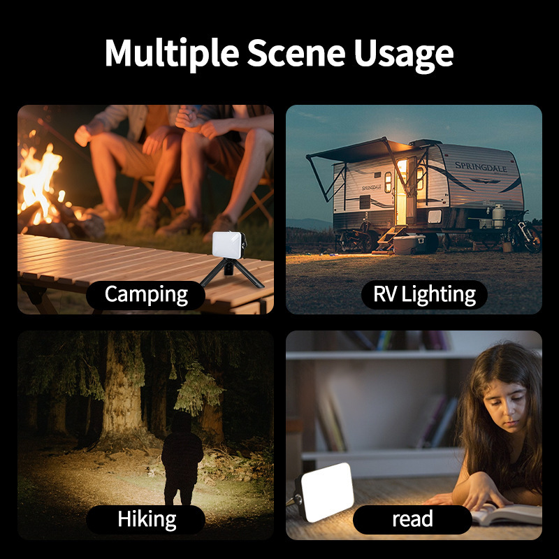 Cross-border camping tent camping lamp COB outdoor strong light illumination construction site work emergency night market charging stall Application Scenario