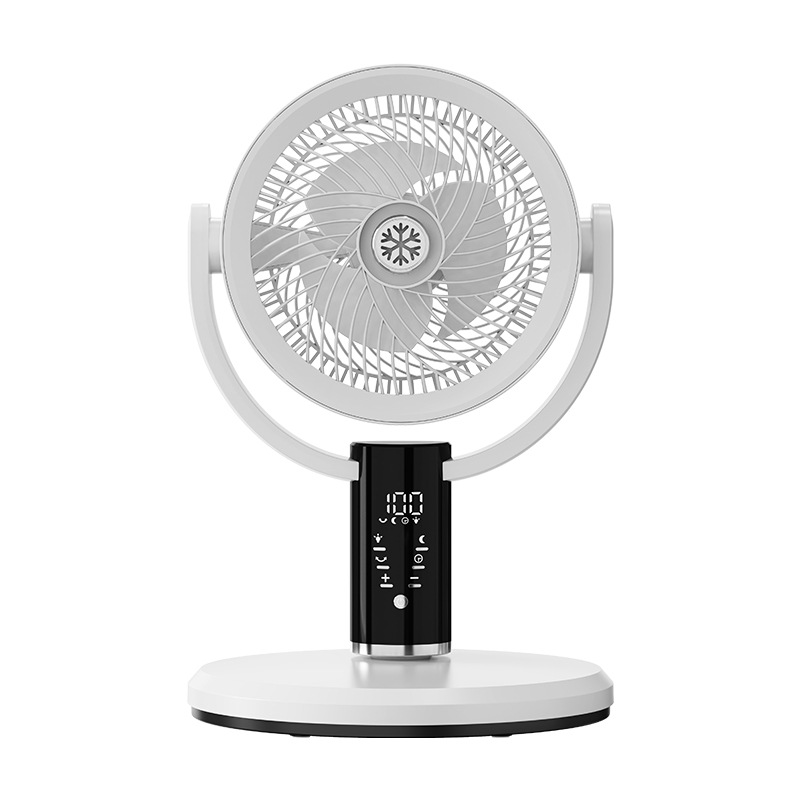 New cross-border USB smart oscillating floor fan, home outdoor camping wireless remote control strong wind power electric fan M142 Item Picture