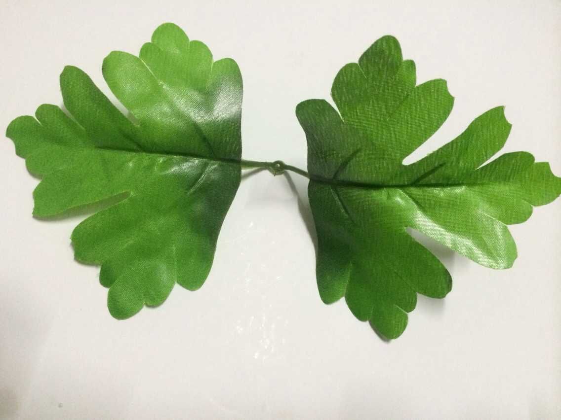 仿真花叶，二叉大菊叶，花材