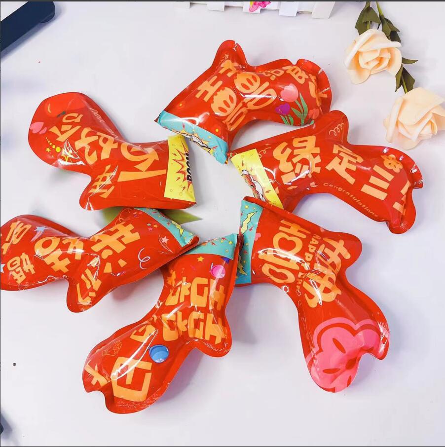 Wedding inflatable firework gun, firework cannon, firework tube cannon, hand-held flower spray tube, flower spray gun handle gun, wedding pick-up and wedding photo props Application Scenario