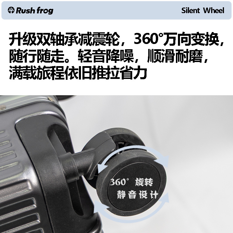 20-inch swivel wheel carry-on suitcase, 2025 new aluminum frame suitcase, TSA password lock, suitcase with handle Specification image