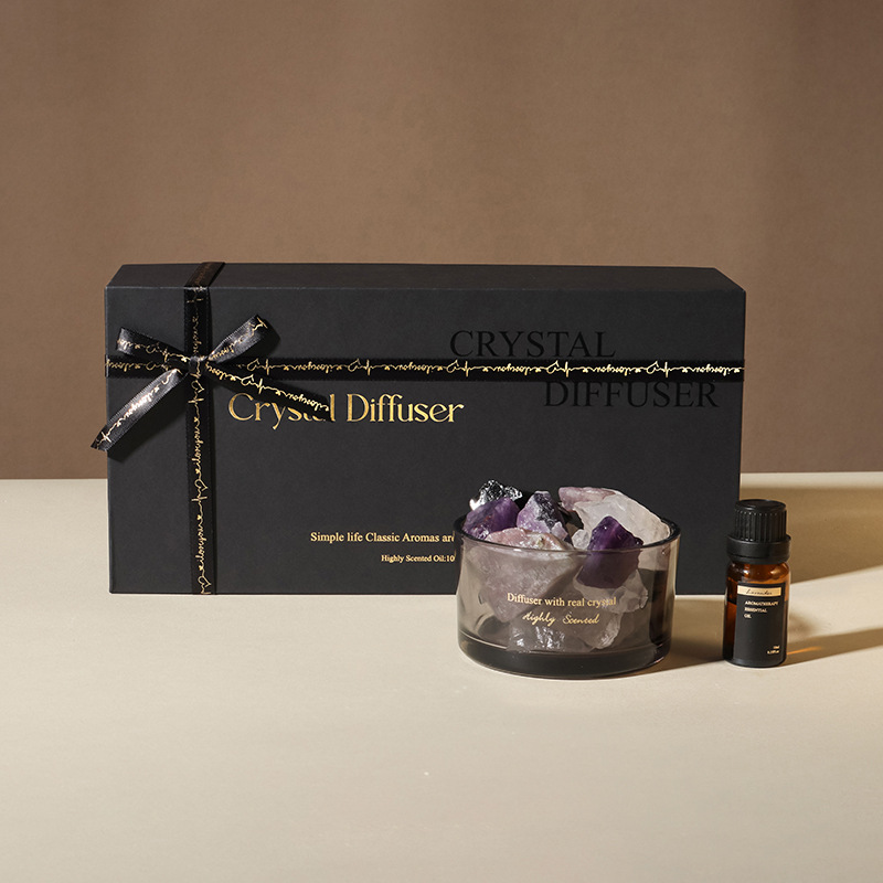 香薰厂家扩香石水晶石无火香薰精油室内熏香香氛礼品加工定制 OEM细节图