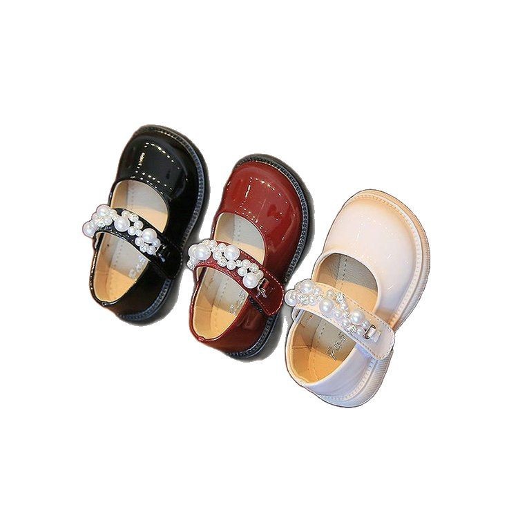 红色软底公主鞋婴幼儿童学步鞋春季新款配礼服小童单鞋1岁宝宝鞋详情5
