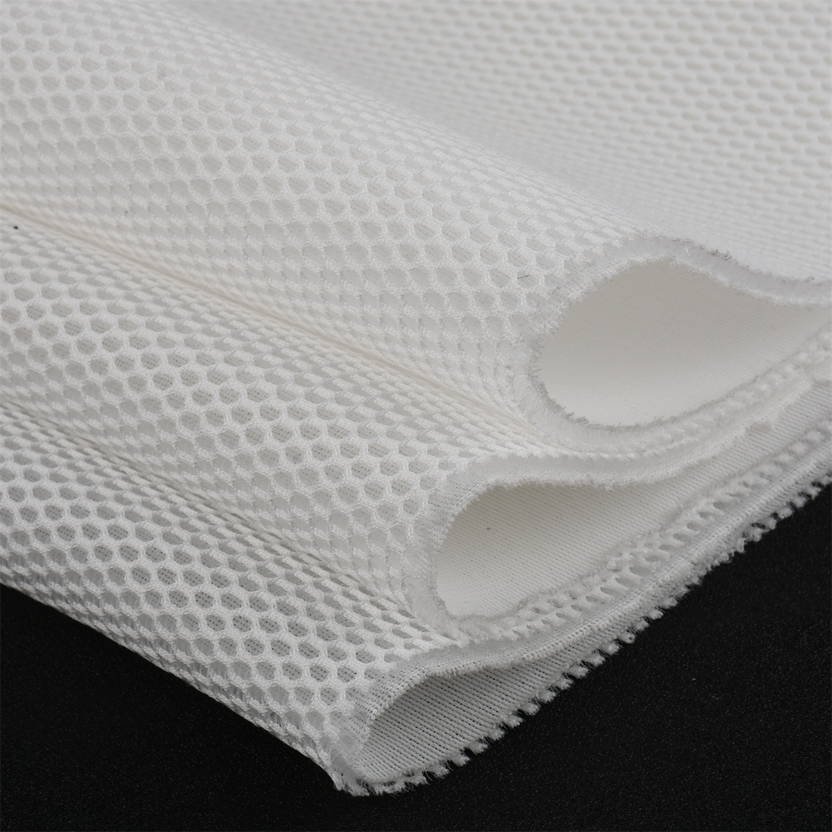Polyester low-elasticity 045 mesh fabric for mattress seat cover, bag and shoe materials, sandwich mesh fabric