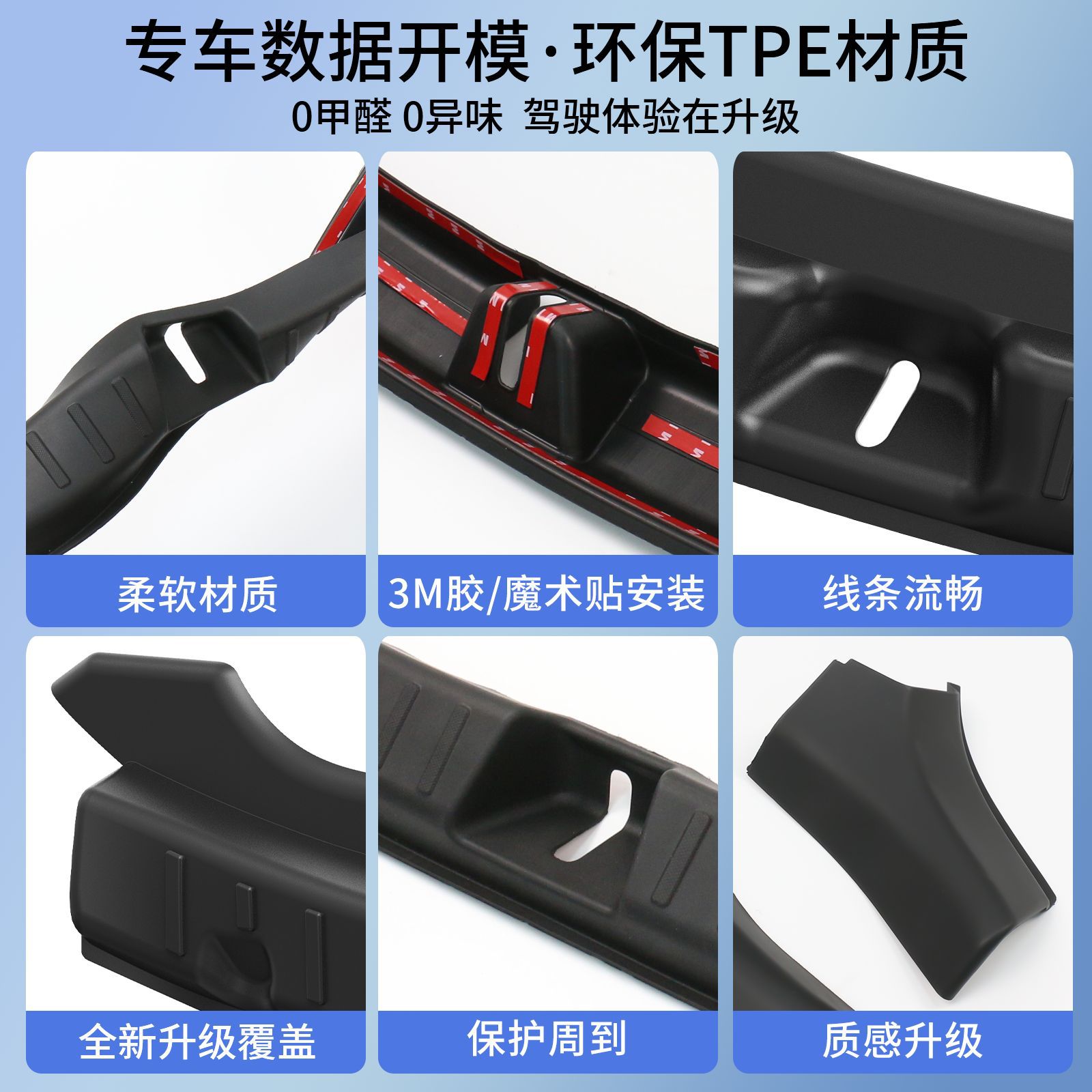 Wholesale of trunk sash guard plates and tailgate protection strips for the updated modelY Tesla Application Scenario