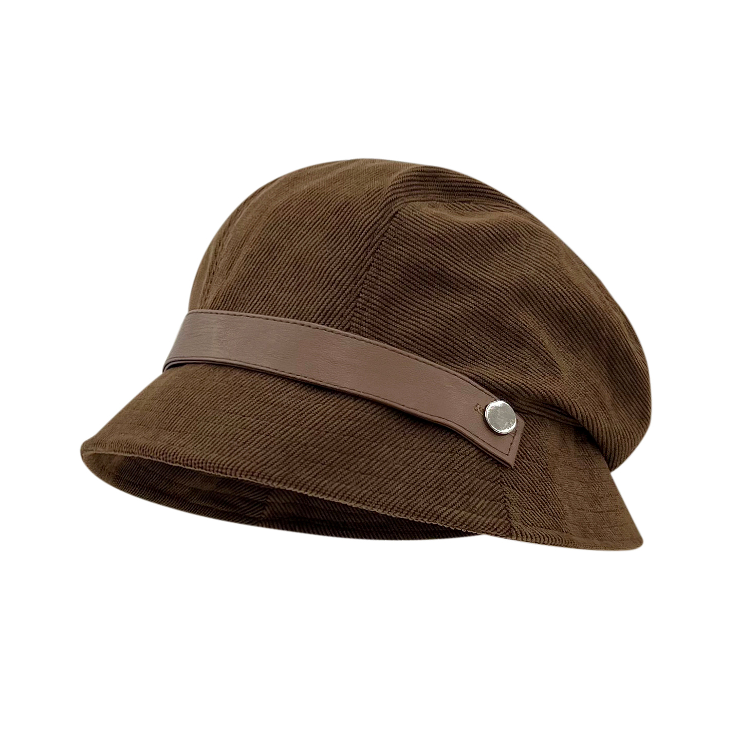 High-quality corduroy fisherman's hat for women, new style for autumn and winter, casual and versatile, it can make your face look good. Wear a small hat more often than not Item Picture