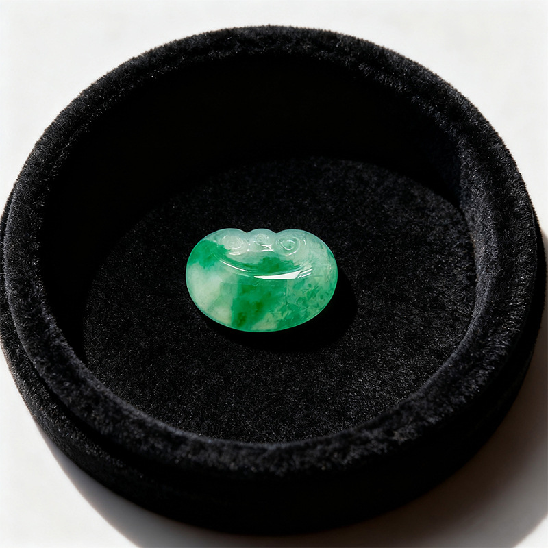 African jade longevity lock pendant, unisex handcrafted diy jewelry accessories, gemstone and jade accessories wholesale 4