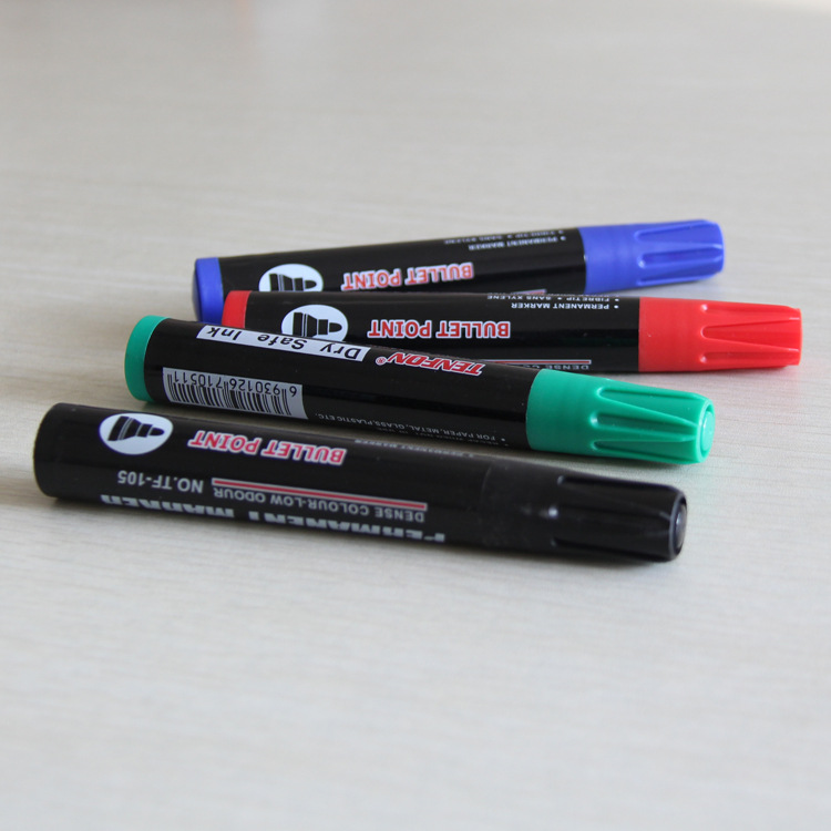 The conical 105 socket oil-based marker pen of Tianfeng brand has a larger capacity and a longer writing time details Picture