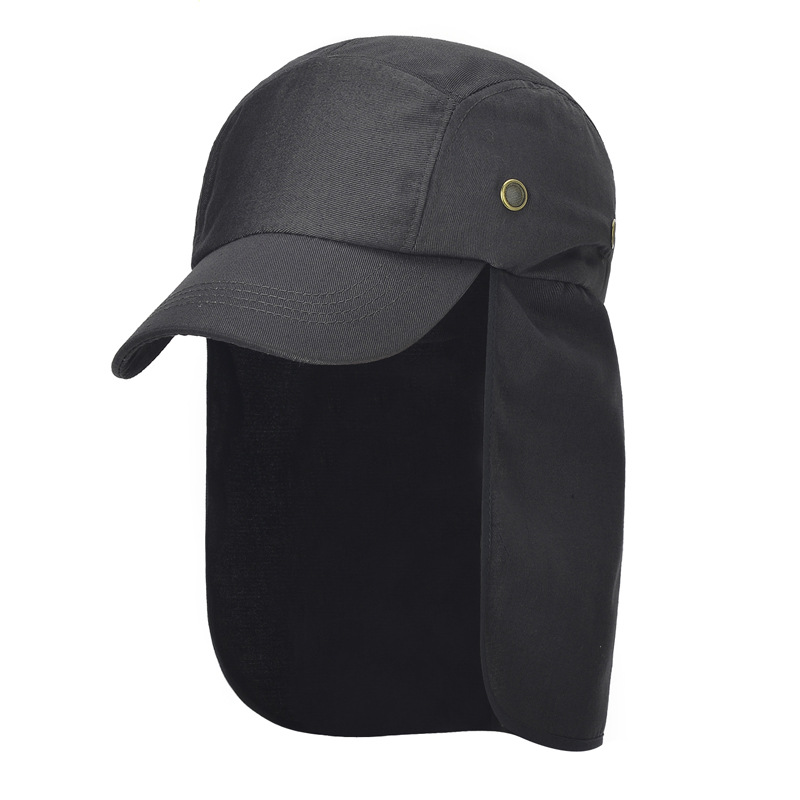 Factory direct sales of spring and summer hats, outdoor travel cycling sun hats, sun-protective fisherman hats, shawls, and custom-made fishing hats Item Picture