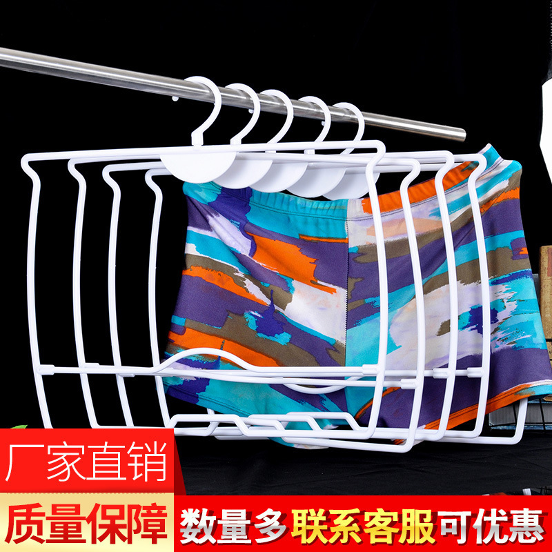 Swimsuit hanger, plastic simple women's swimsuit clip, swimming trunks rack, swimsuit display, garment hanging rack, beach bikini Application Scenario