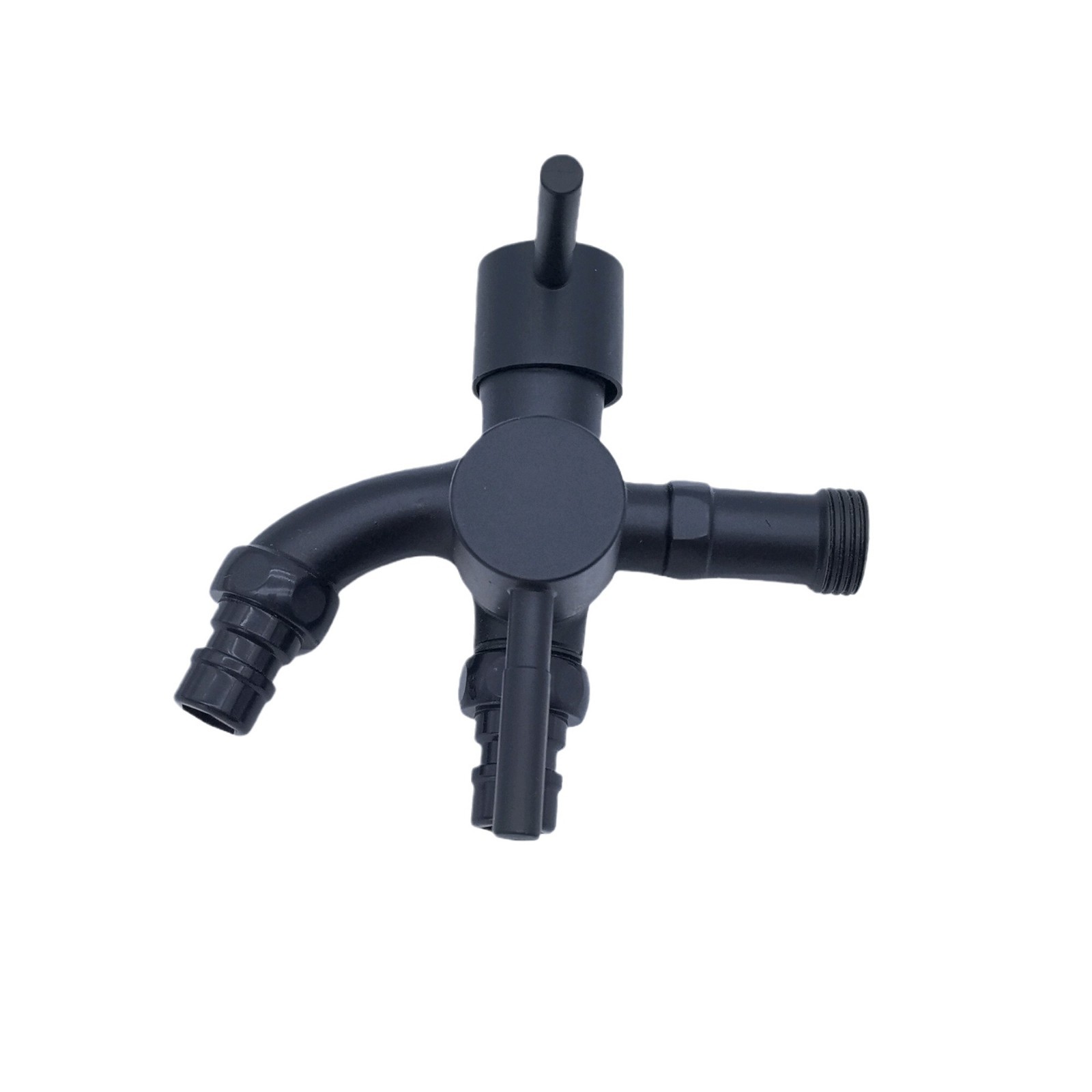 水龙头/水龙头北美/小熊贴防溅水龙头/洗手盆水龙头合金双联/卫浴白底实物图