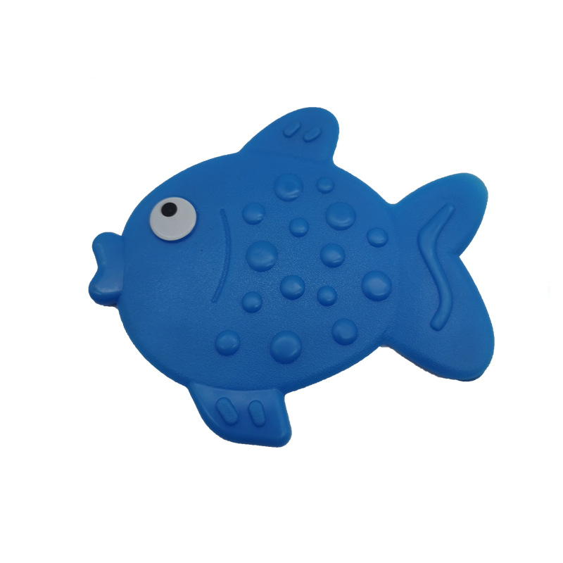 迷你鱼PVC卡通儿童宝宝玩具浴缸游泳洗澡淋浴浴室垫防滑地垫