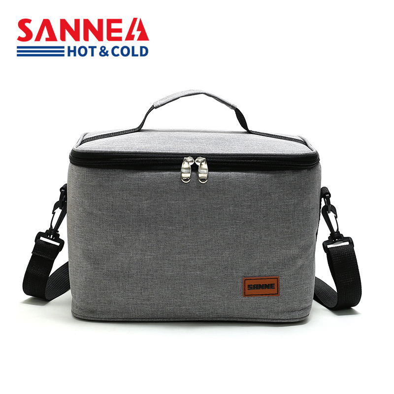 SAN Neng Outdoor Oxford Cloth Ice Pack, large capacity portable Lunch bag for heat and cold preservation, Amazon Cross-border Lunch box bag details Picture