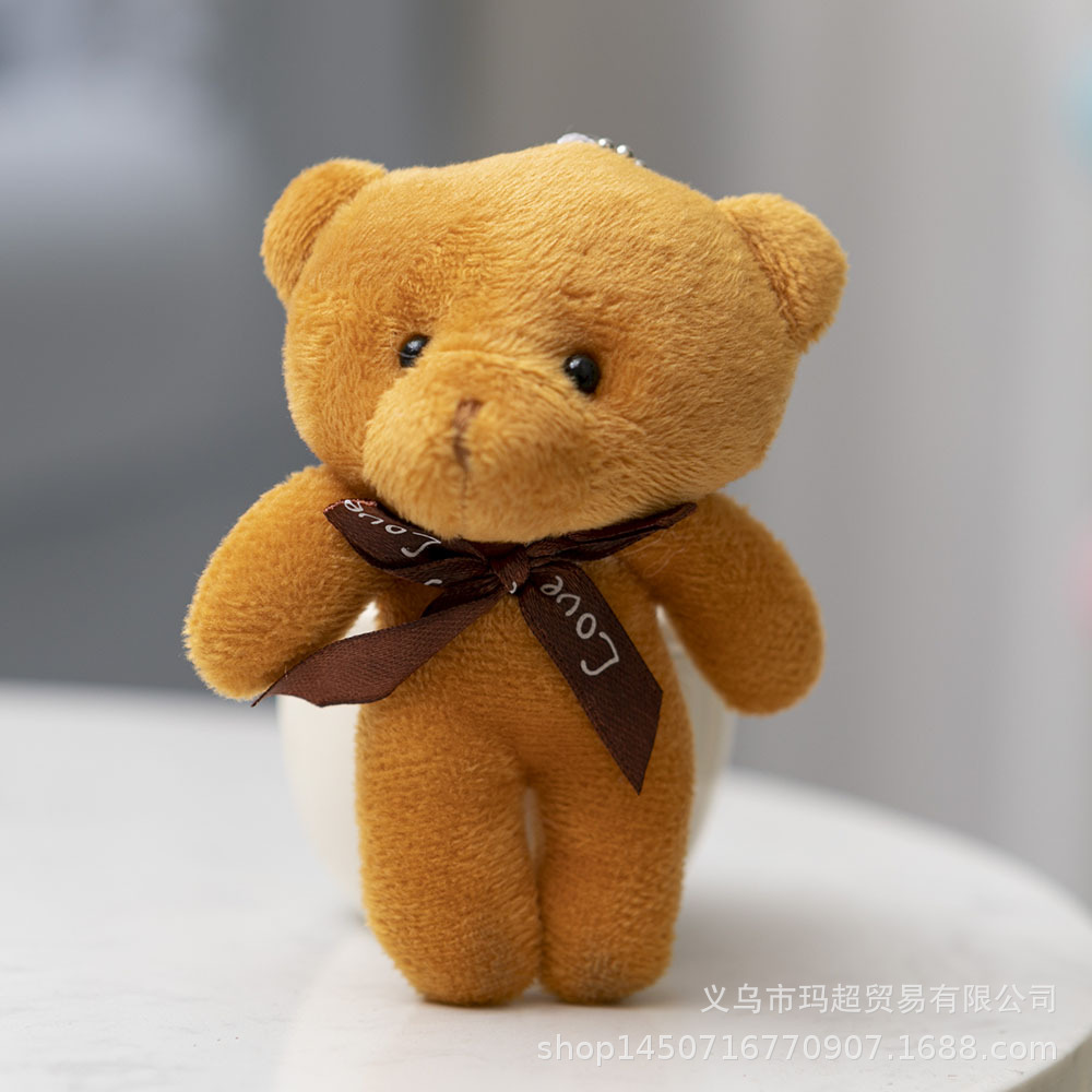 Dixiong plush connected bear figurines, bear toys, small gifts, wholesale and direct sales, keychains and pendants Application Scenario