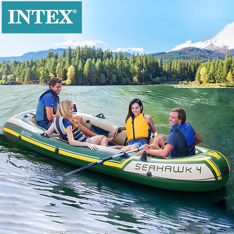 Intex 2-person 4-person sea Eagle thickened kayak, enlarged outdoor assault boat, inflatable boat, fishing boat, rubber boat Specification image