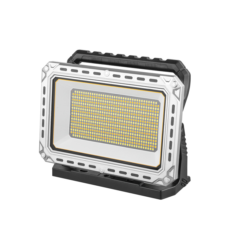 Cross-border new Makita socket high-brightness outdoor construction site floodlight, mobile portable dimming tape warning work light Application Scenario
