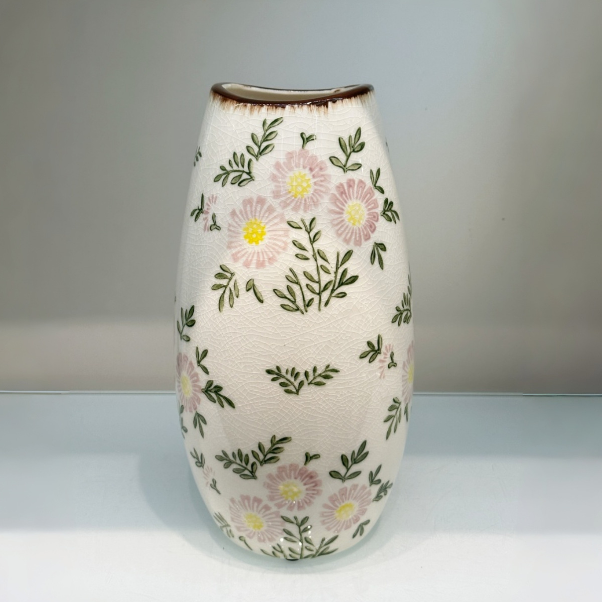 新款高级感复古中式青花瓷陶瓷花瓶工艺品客厅电视柜摆件餐厅玄关桌面干鲜花装饰摆件轻奢装饰摆件花艺插花陶瓷花陶瓷玻璃花瓶
