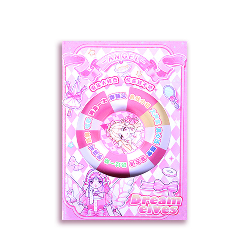 This "Children's Lucky Spin" series of answers from the "Dolphin World" puzzle toy notebook is portable and easy to store Item Picture