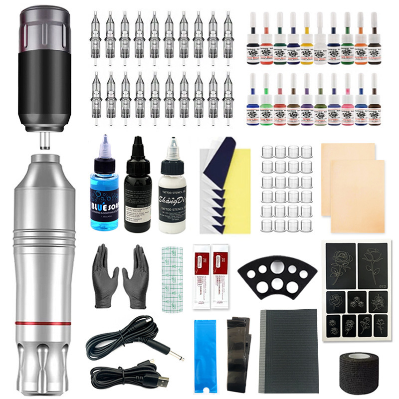 مجموعة شانيلاك 20 ألوان اللون والوشم، مجموعة من أقلام الوشم عبر الحدود من طراز روبرت Specification image