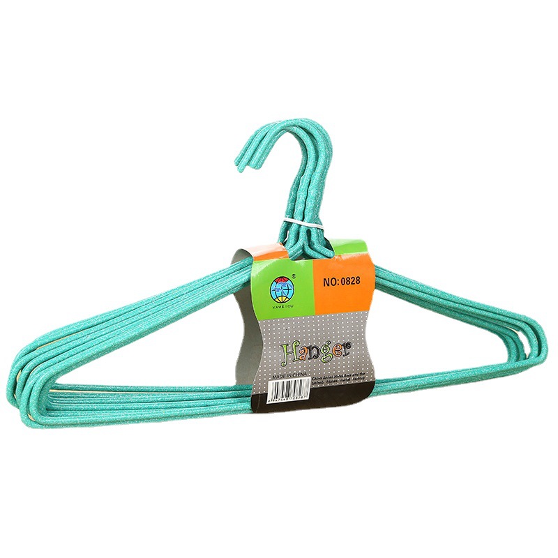 衣架/折叠衣架/塑料衣架/衣服架子/植绒儿童衣架白底实物图