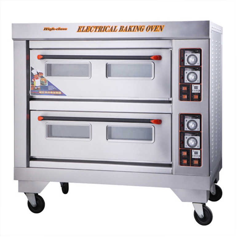 电烤箱商用大型大容量二层四盘烤炉烤面包月饼蛋挞蛋糕披萨