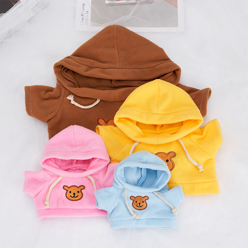 小熊公仔娃娃毛衣卫衣泰迪熊潮流卫衣公仔布娃娃玩偶宠物卫衣配饰