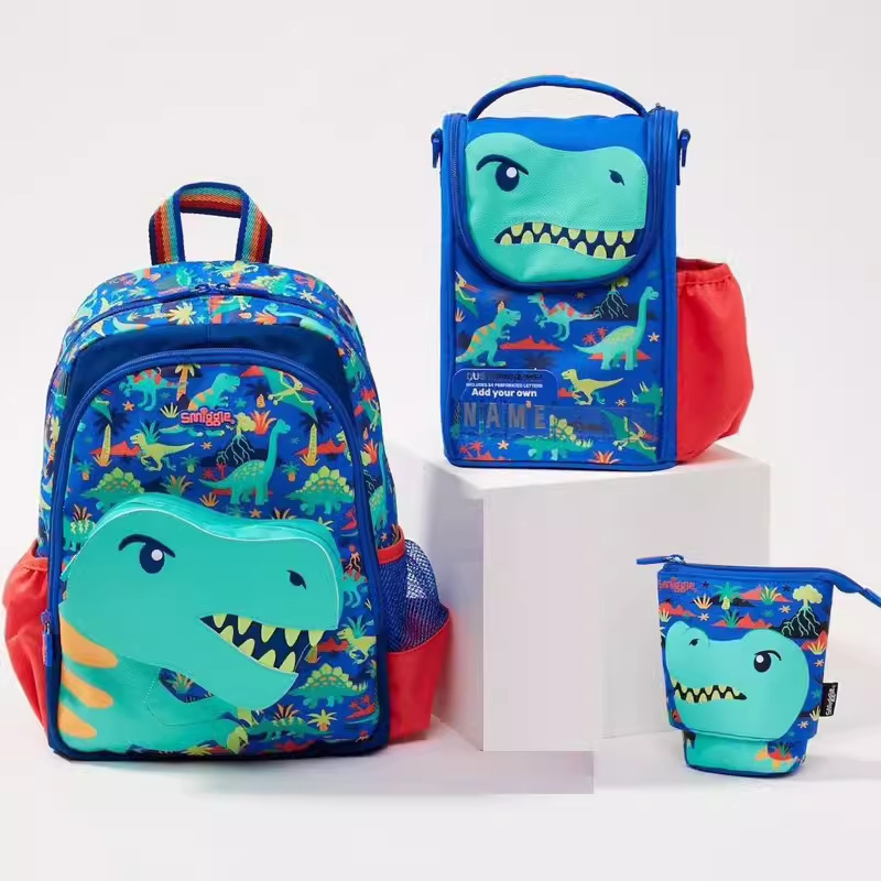 Australian smiggle schoolbag for children, medium-sized design backpack, cartoon backpack for primary school students and kindergartens
