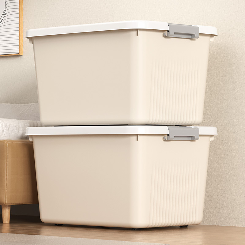 Wholesale plastic storage boxes, extra-large quilt storage boxes, toy storage boxes, clothes and household organizing boxes Specification image