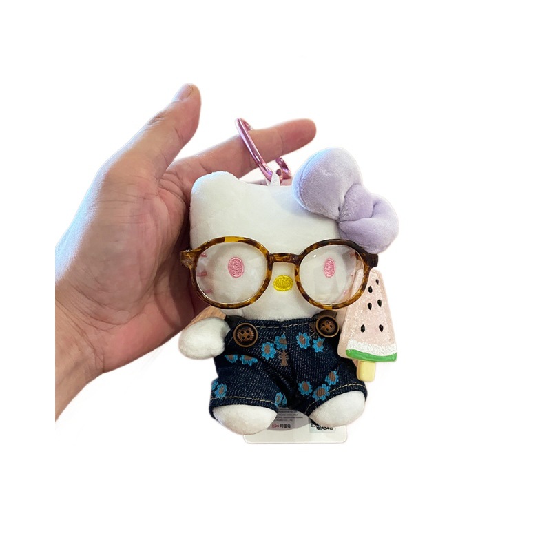 Authentic Kitty cat doll bag pendant decoration cartoon cute kt keychain hellokitty small pendant Item Picture