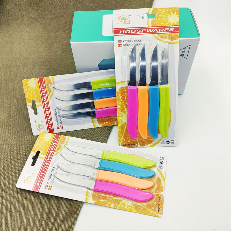 The manufacturer supplies small knives, fruit peel knives, portable fruit knives, travel fruit knives, PP handle knives, meat peelers and barbecue knives