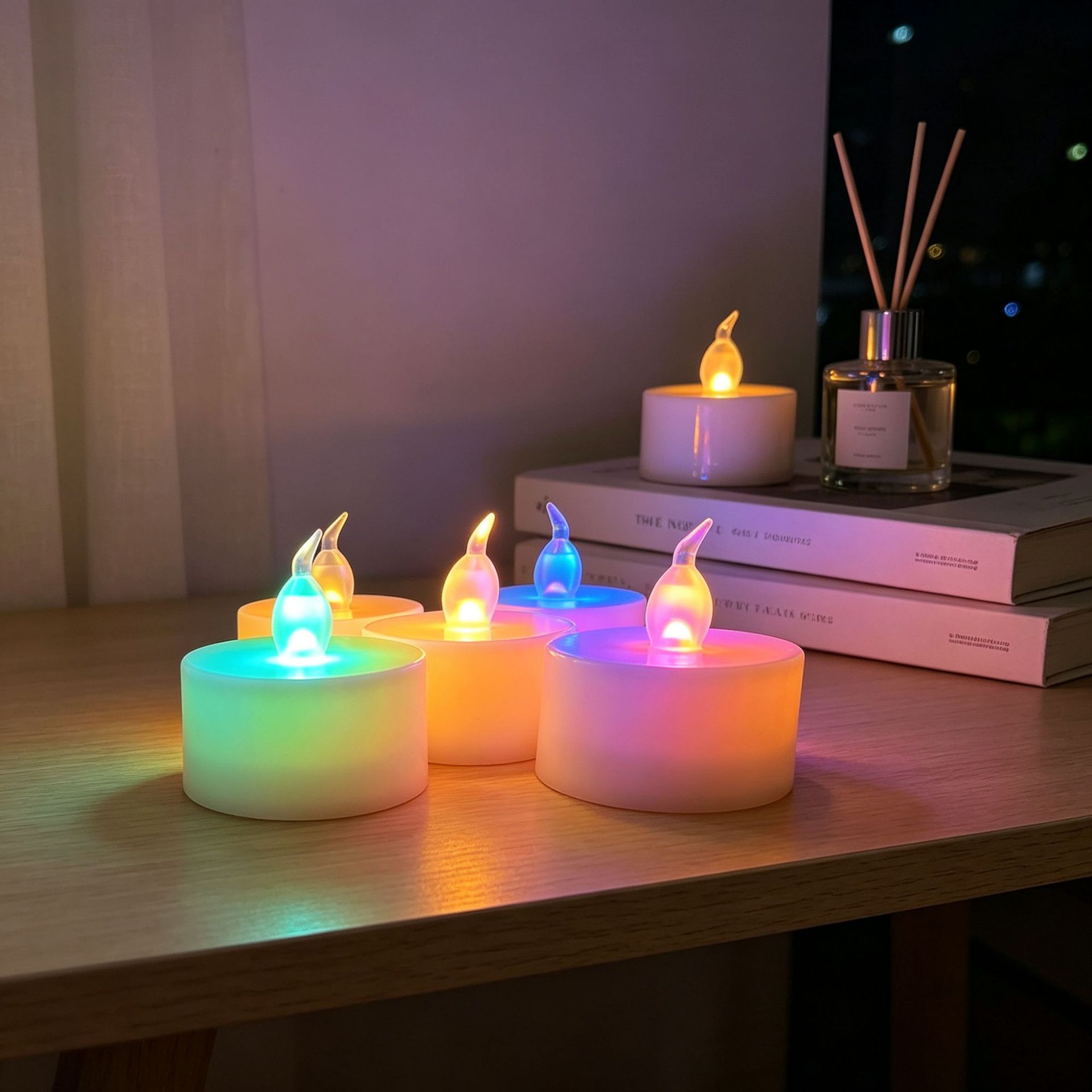 Candle tea, candle wishing, wedding table decoration, Halloween, Christmas home decoration, LED flameless tea lamp