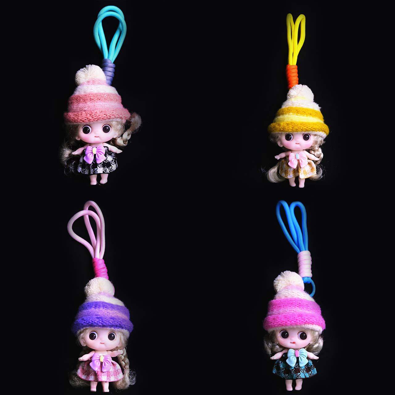 Trendy and fashionable multi-color card, love cartoon doll accessories, pendants, dolls with a girlish heart, doll figurines, backpack pendants details Picture