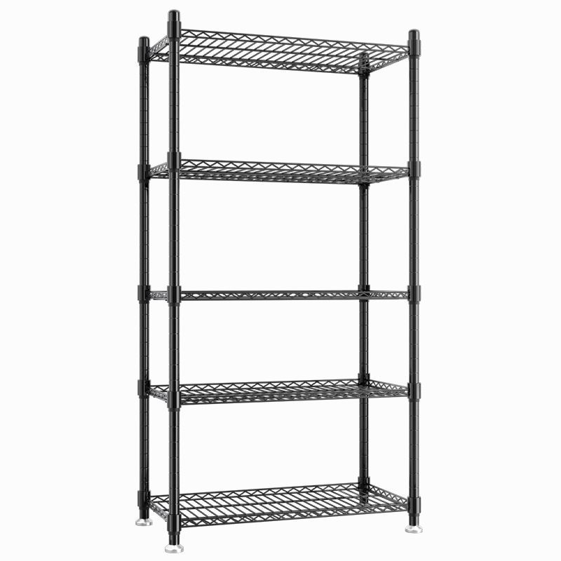 Multi-functional iron tripod, trolley, storage rack, black metal shelf, fruit plate storage rack, household kitchenware Item Picture