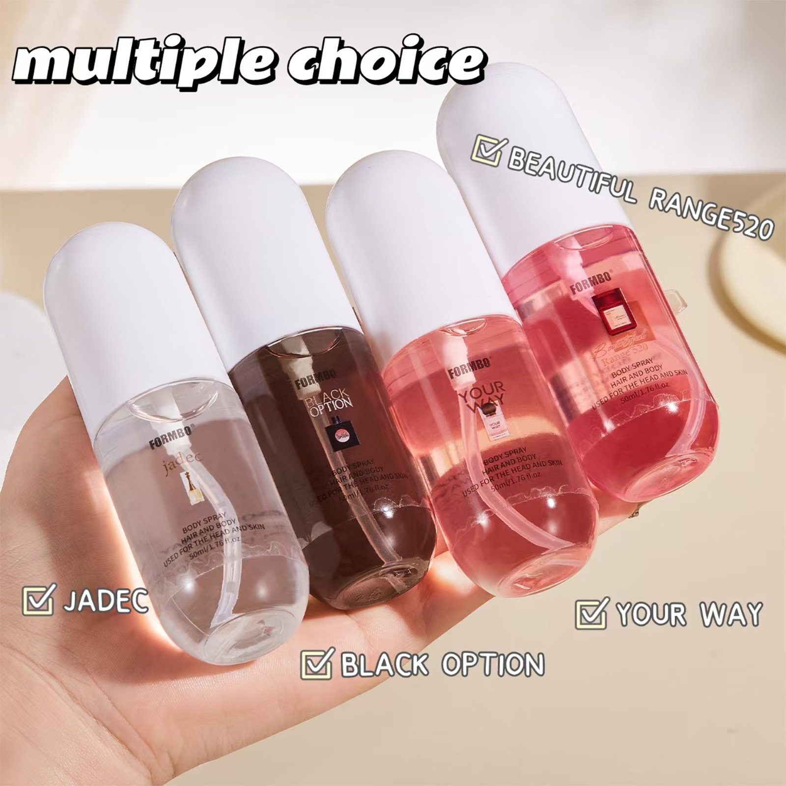 Cross-border exclusive FORMBO original long-lasting fresh perfume, women's perfume, hair and body perfume, spray wholesale Specification image
